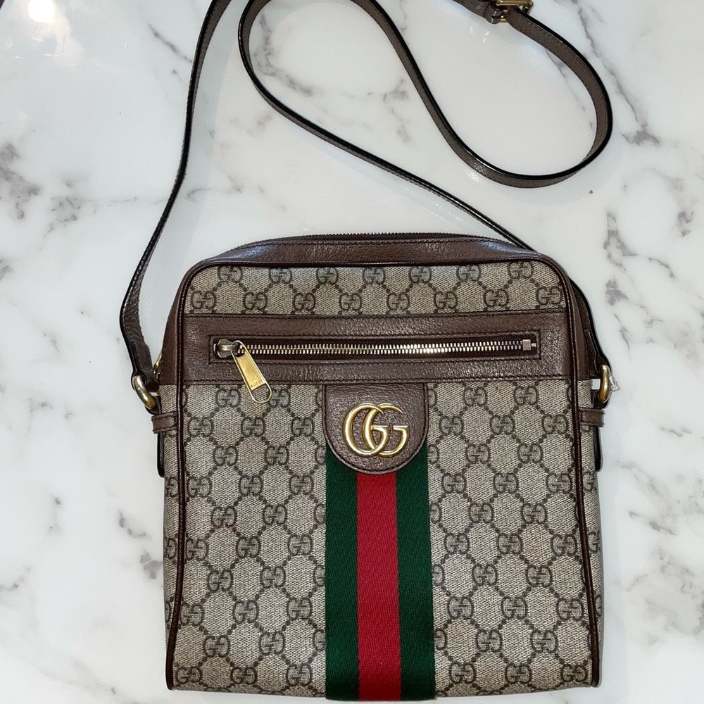 GUCCI SMALL SATCHEL - BEIGE
